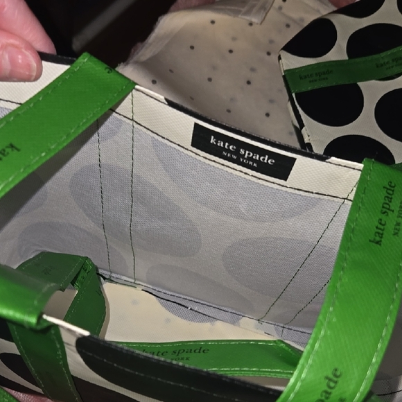 Kate Spade Green and Black Polka Dot Bags, etc. - Picture 8 of 15
